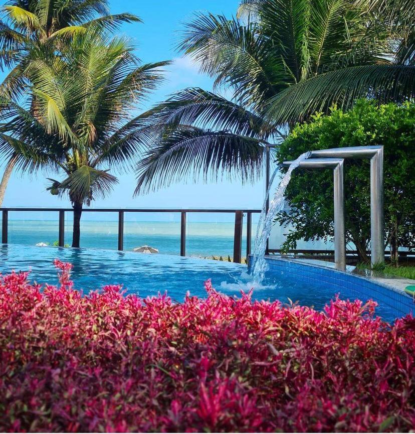 Apartamento a beira mar com piscina estilo resort Cabedelo Exterior foto