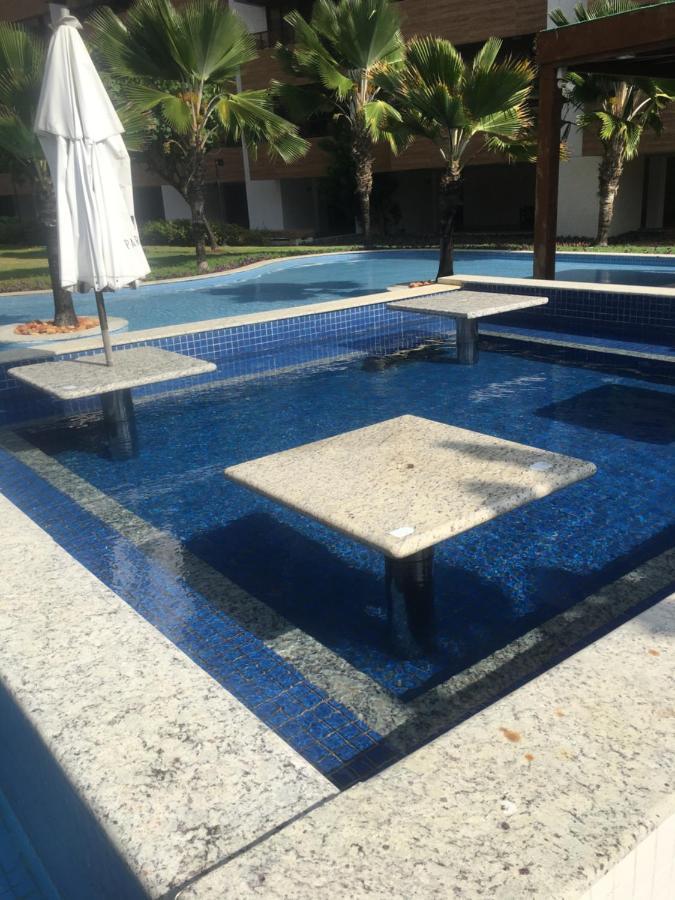 Apartamento a beira mar com piscina estilo resort Cabedelo Exterior foto
